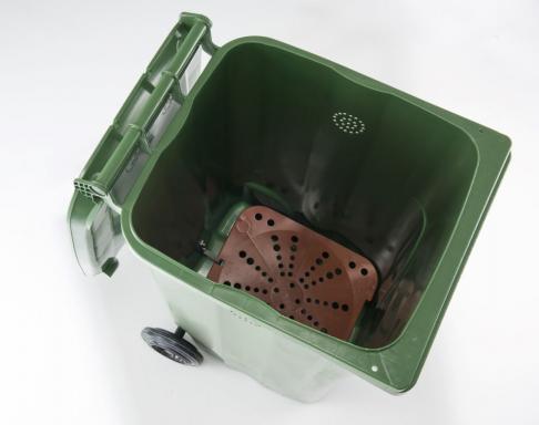 Produktbild VERWO Kunststoff Kompostbehälter - 240 l belüftet